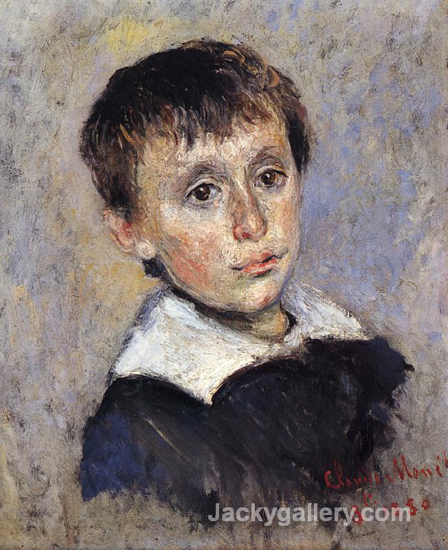 Portrait of Jean Monet by Claude Monet paintings reproduction